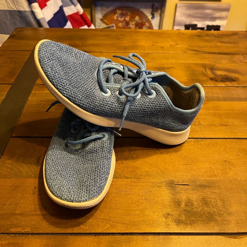 Blue Allbirds Tree Runners